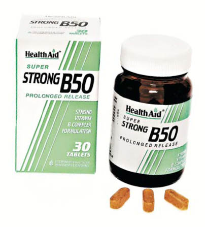 SUPERSTRONGB50 (Envasede30Tabletas) HealthAid