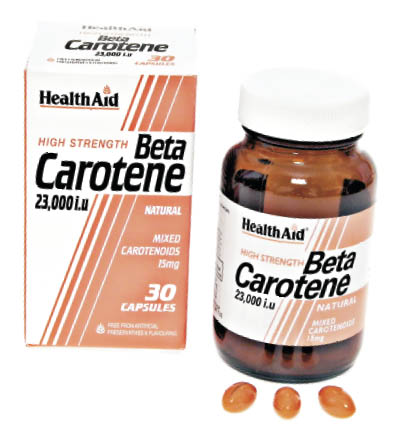 BETACAROTENO (Envasede30Cpsulas) HealthAid