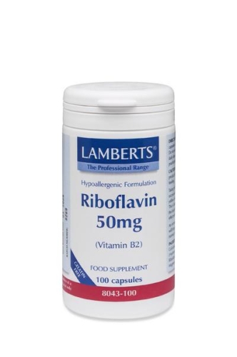 VITAMINAB2RIBOFLAVINA (100Cpsulasde50mg) Lamberts