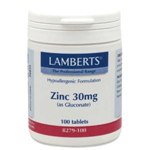 ZINC(30mg) (100Cpsulasde30mg) Lamberts