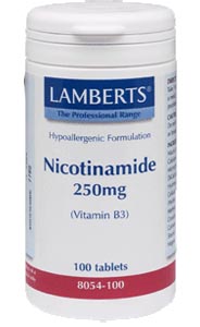 NICOTINAMIDEB3 (100Cpsulasde250mg) Lamberts