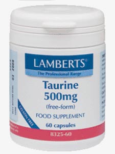 TAURINA (60Cpsulasde500mg) Lamberts