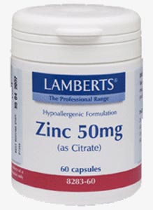 ZINC(50mg) (60Cpsulasde50mg) Lamberts