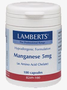 MANGANESOAMINOQUELADO (Envasede100Cpsulas) Lamberts