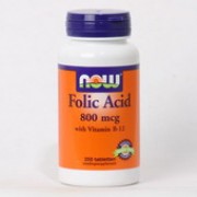 ACIDOFOLICO (250Tabletasde800mg) NOW