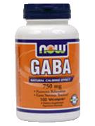 GABA (100Cpsulasde500mg) NOW