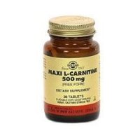 MAXIL-CARNITINA500mg(30Comprimidos) (Frascode30Comprimidos) Solgar