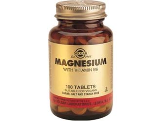 MAGNESIO/VITAMINAB-6(100Comp) (Frascode100Comprimidos) Solgar