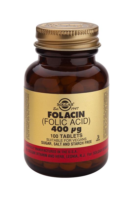 ACIDOFOLICO400MCG(100Comp) (Frascode100Comprimidos) Solgar