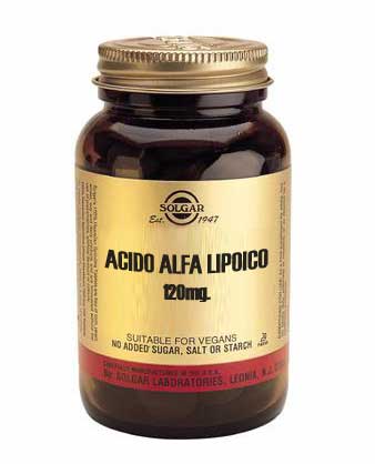 ACIDOALFALIPOICO-Vegicaps(50Capx200mg) (50Vegicapsde200mg) Solgar