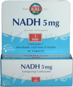 NADHKAL (30Tabletasde5mg) SOLARAY